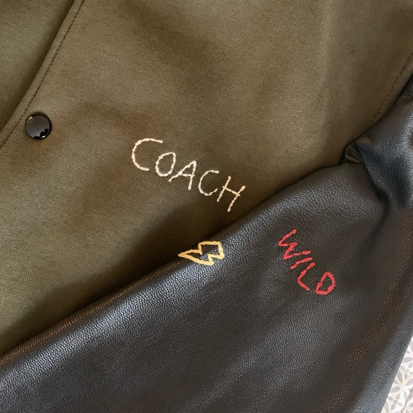 Coach Diary Script Varsity Jacket - Picture 5 of 8